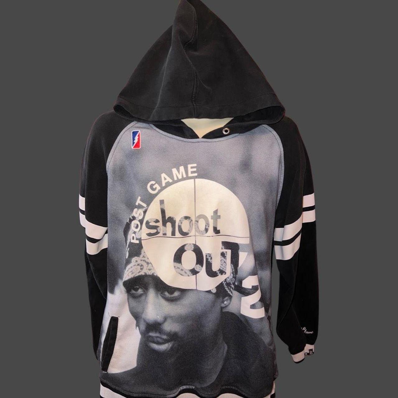 Tupac hoodie above online the rim