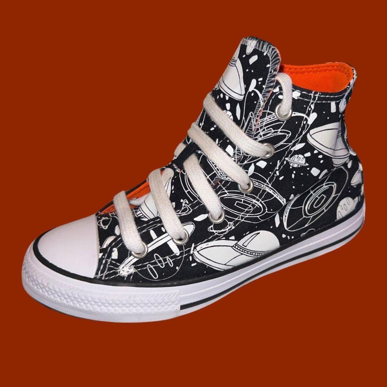 Orange and blue 2025 converse all stars