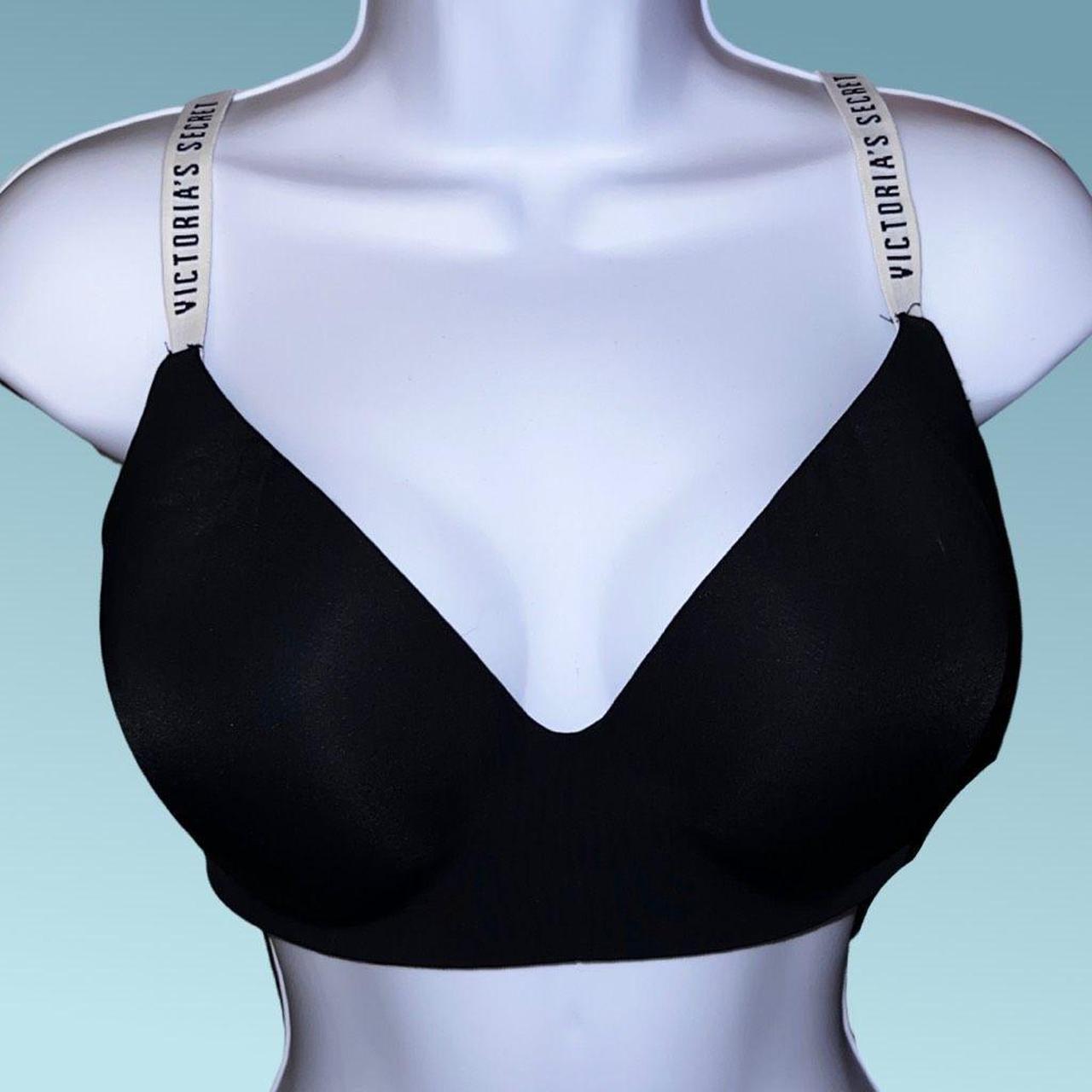 Victoria's Secret Women's Black T-Shirt Lightly Lined Wireless Bra