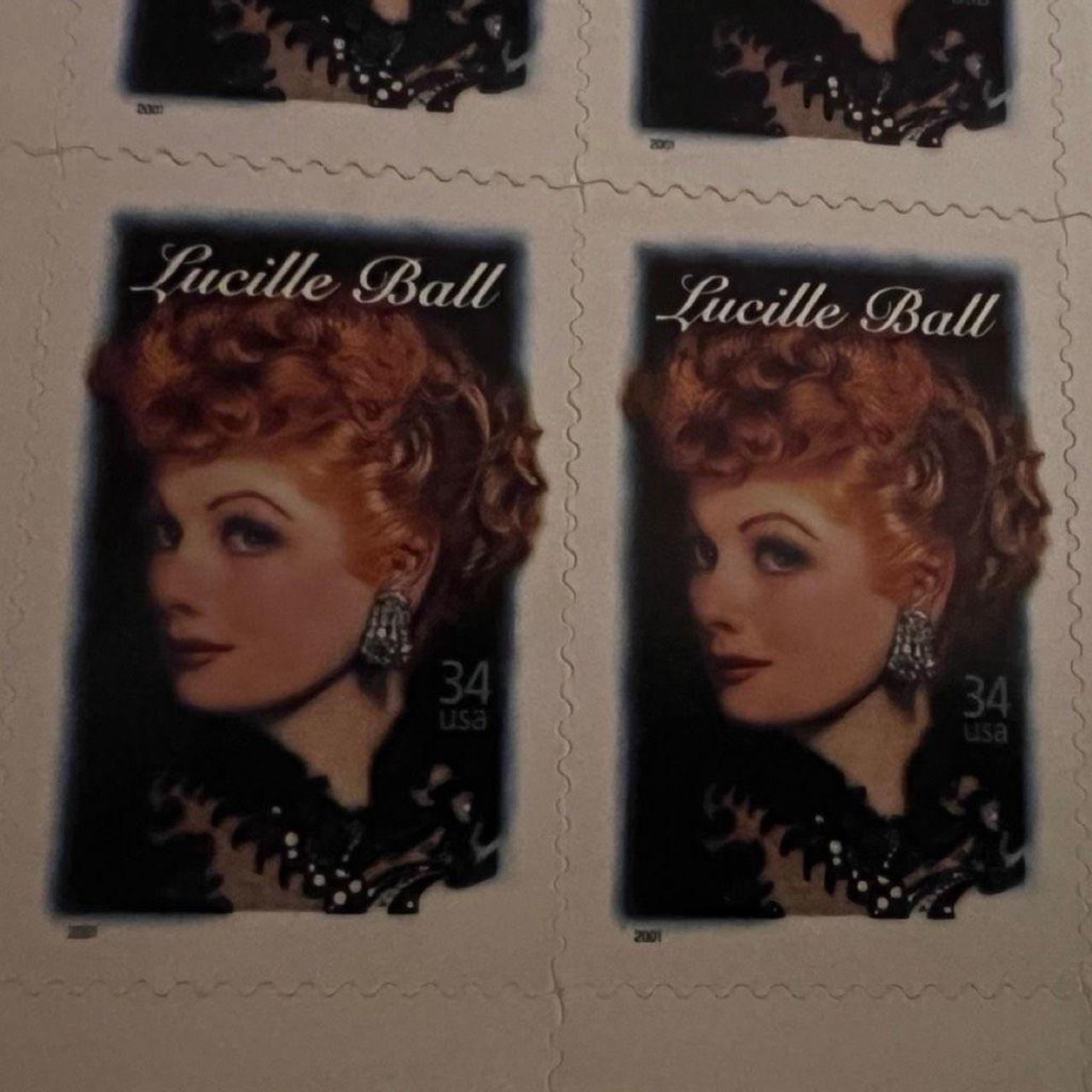 US Stamp 2001 Lucille Ball 20 34c Stamp Sheet F VF