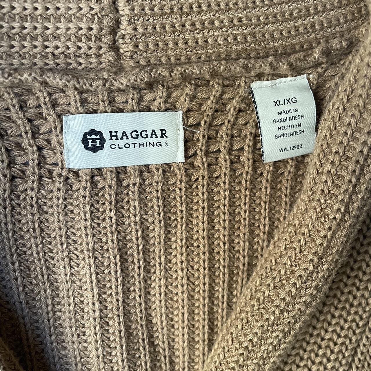 Haggar button-up cardigan comes with Depop