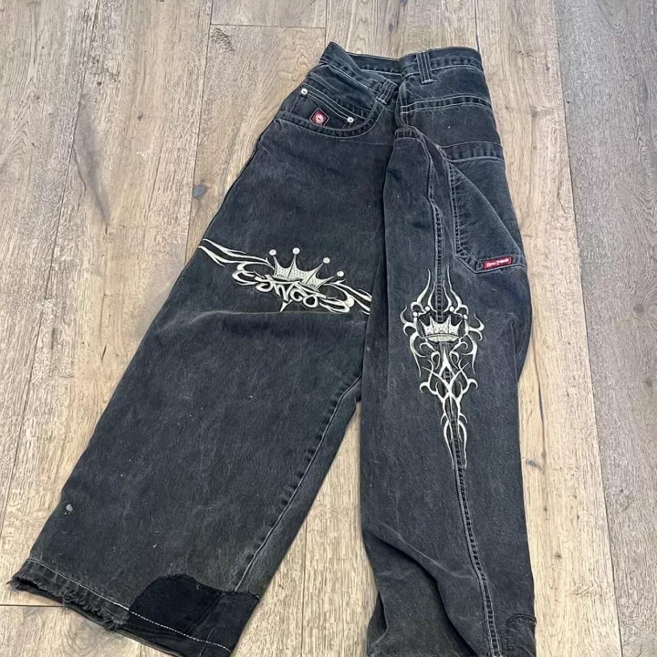 jnco tribal jeans - Depop