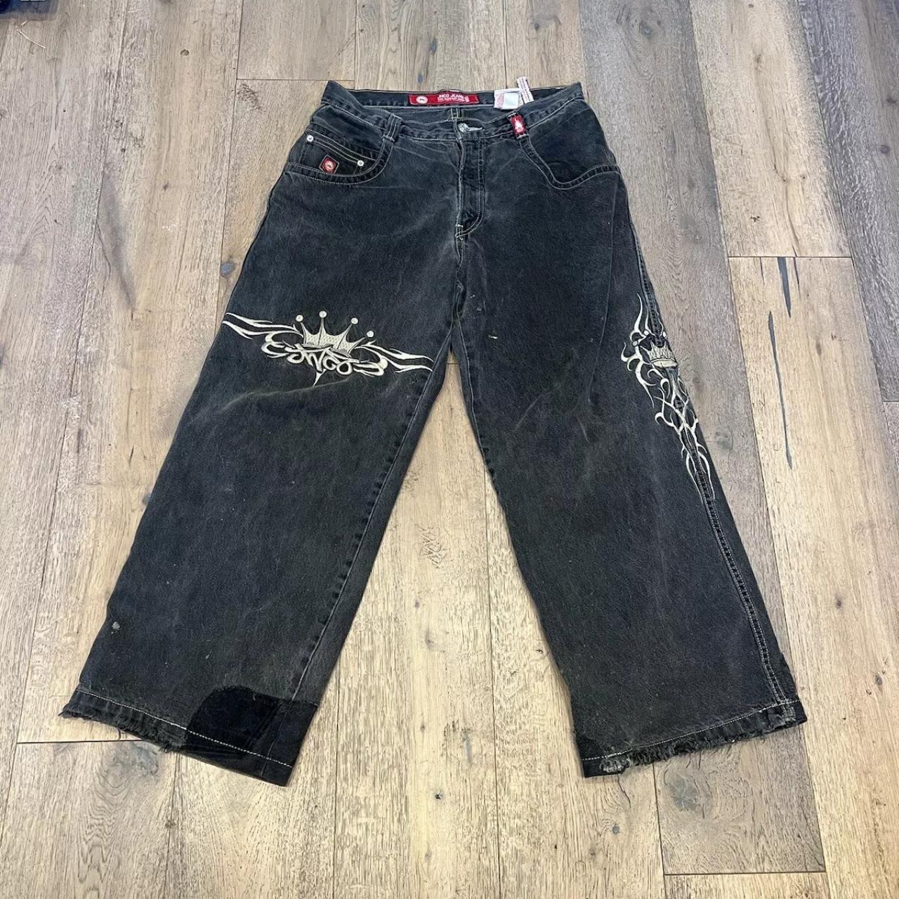 jnco tribal jeans - Depop