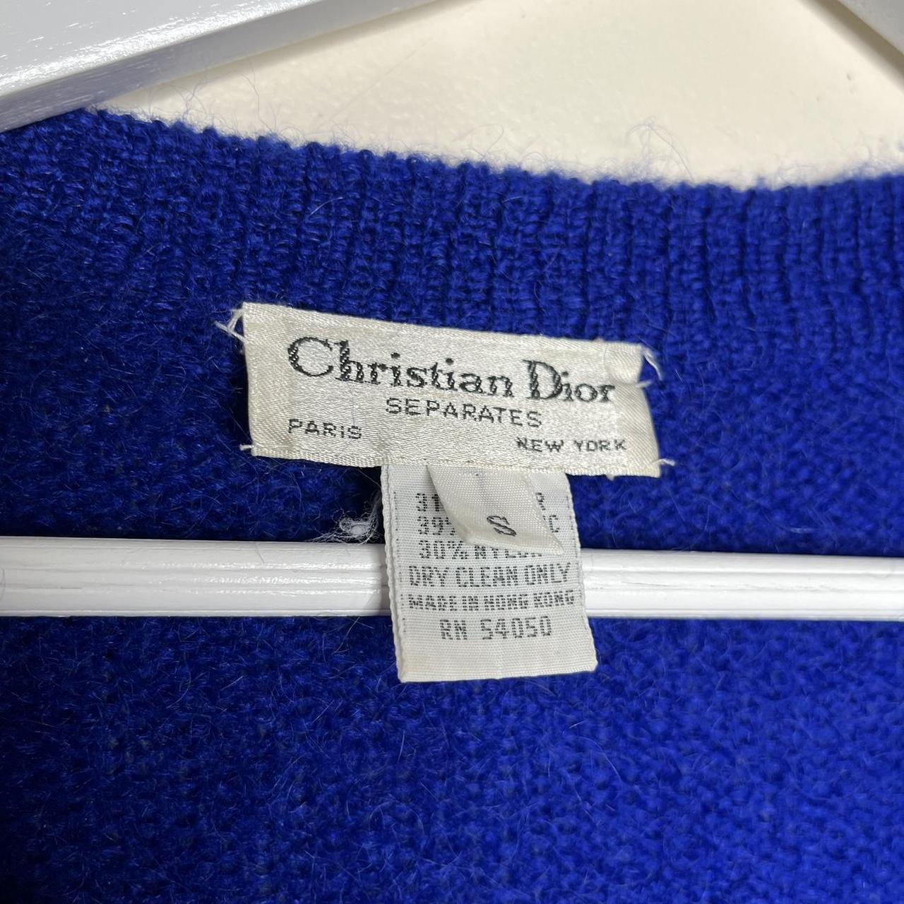 Vintage Christian Dior separates mohair blend... - Depop