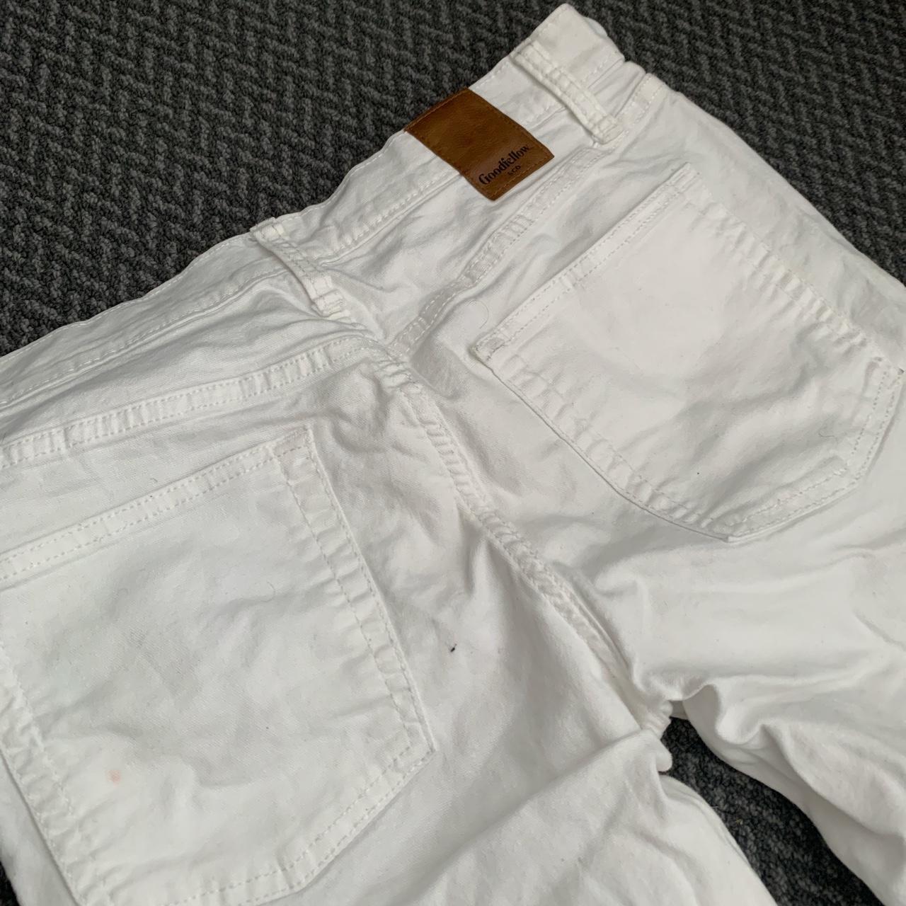 White Goodfellow Slim TotalFlex Pants Like new, 32W... - Depop