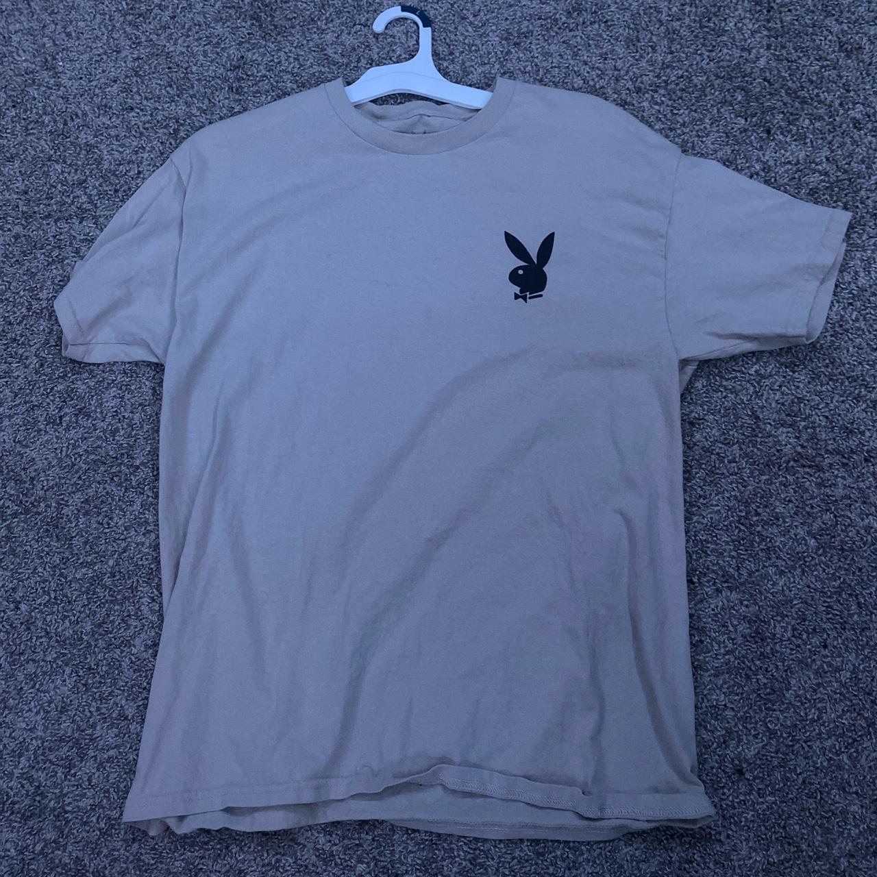 Playboy Men S Cream T Shirt Depop