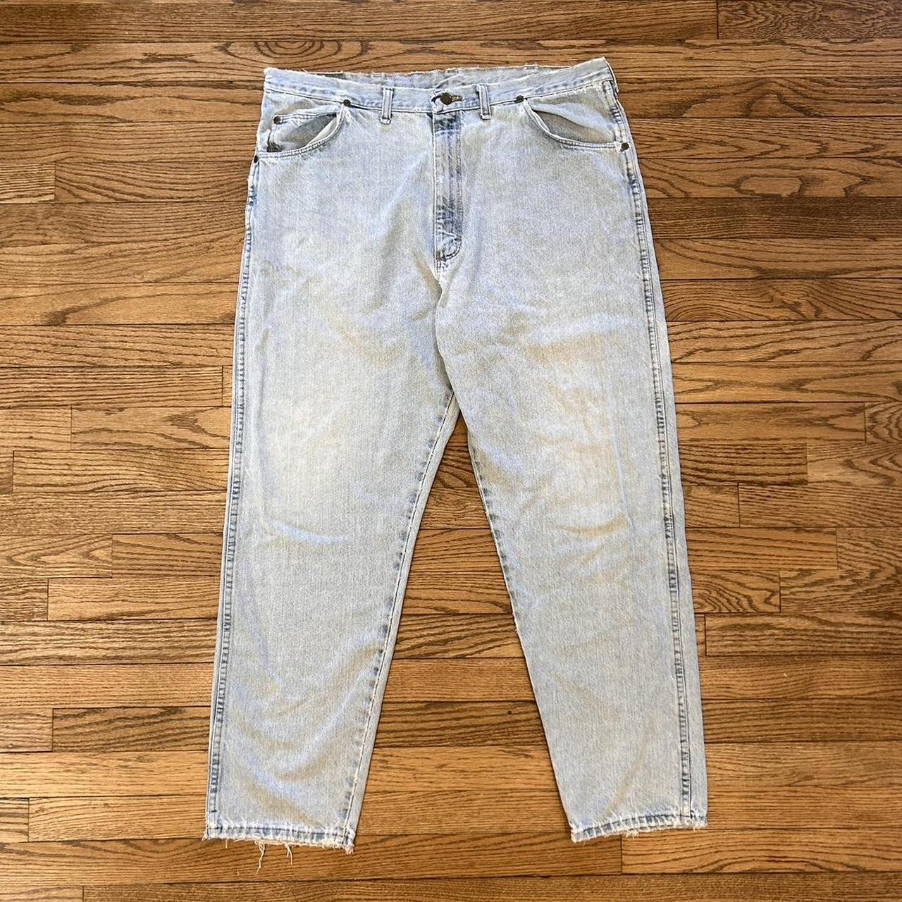 Vintage light wash Wrangler jeans Condition... - Depop