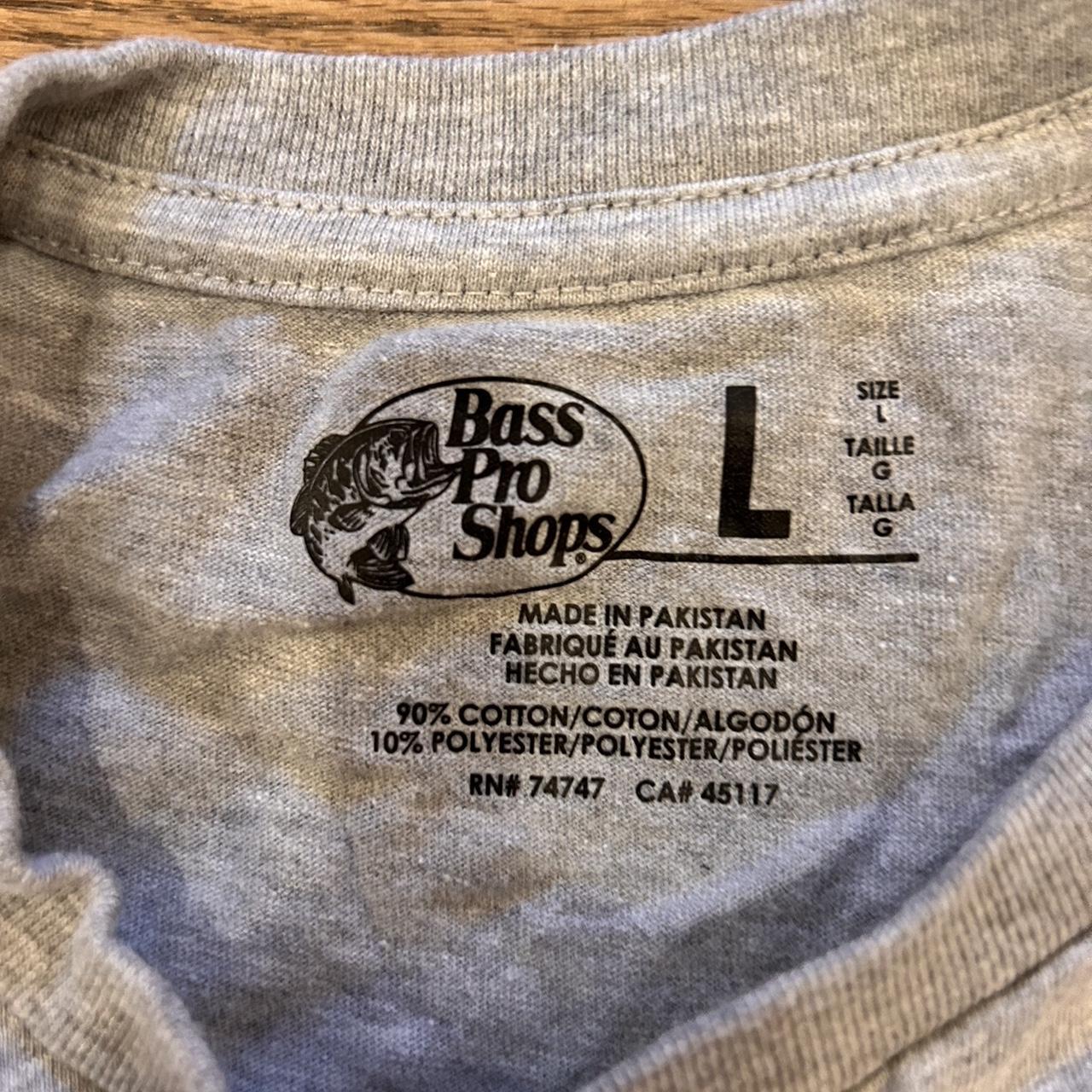 Bass Pro Shops Men's T-Shirt - Grey - L