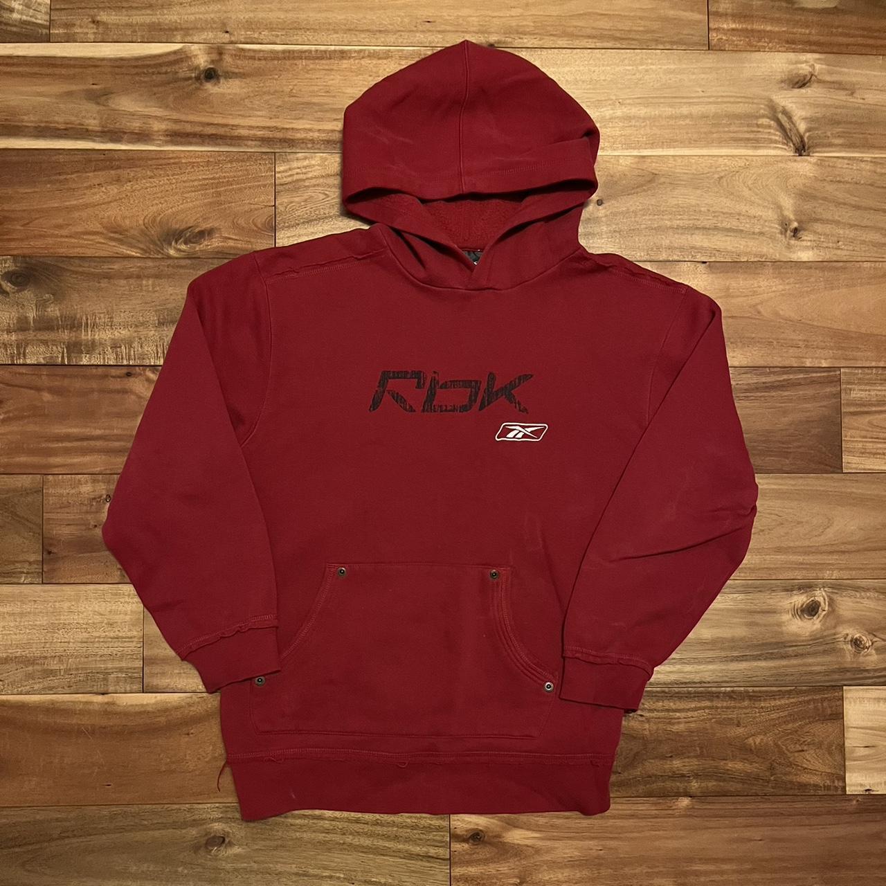 Reebok sweatshirt mens clearance red