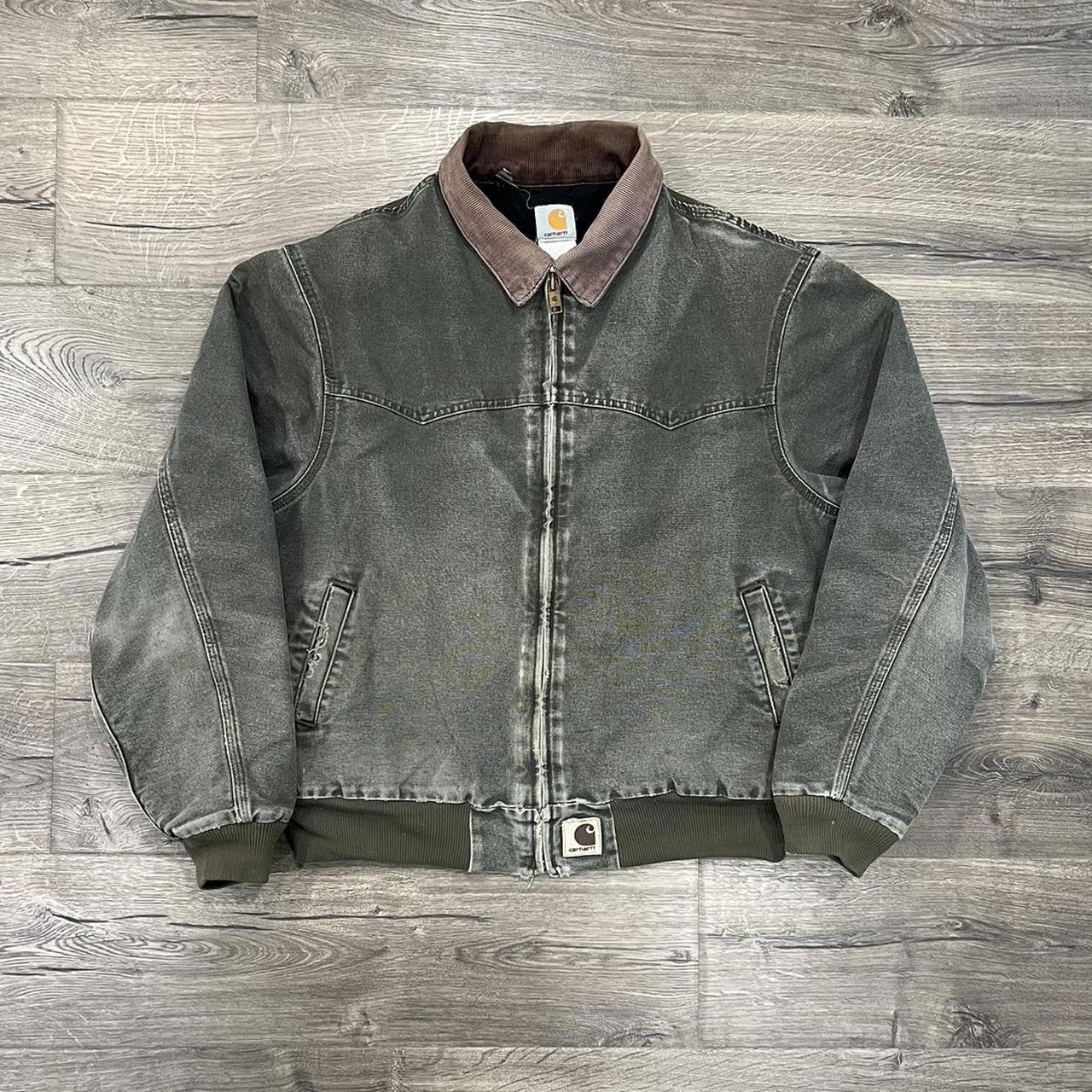 carhartt サンタフェ ジャケット MOS モス J14 Vintage Carhartt Santa Fe Men's Quilted Lined Jacket J14 MOS