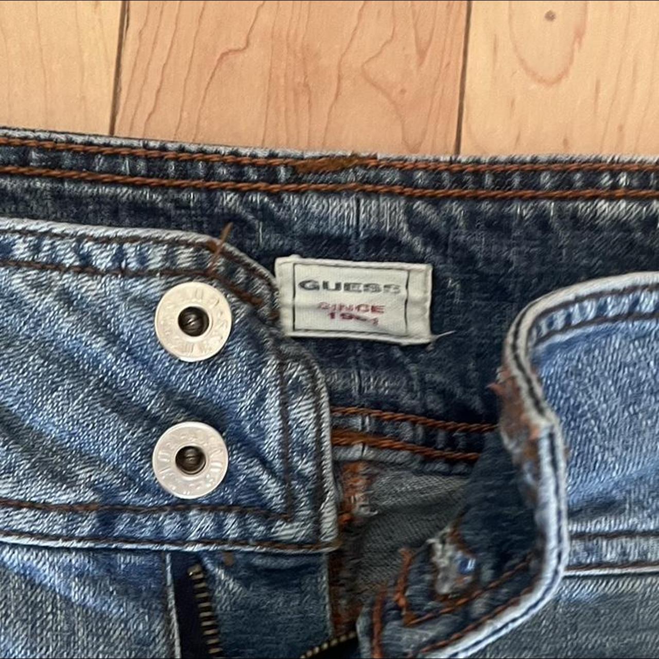 Y2k Vintage low rise bootcut Guess jeans. Super... - Depop