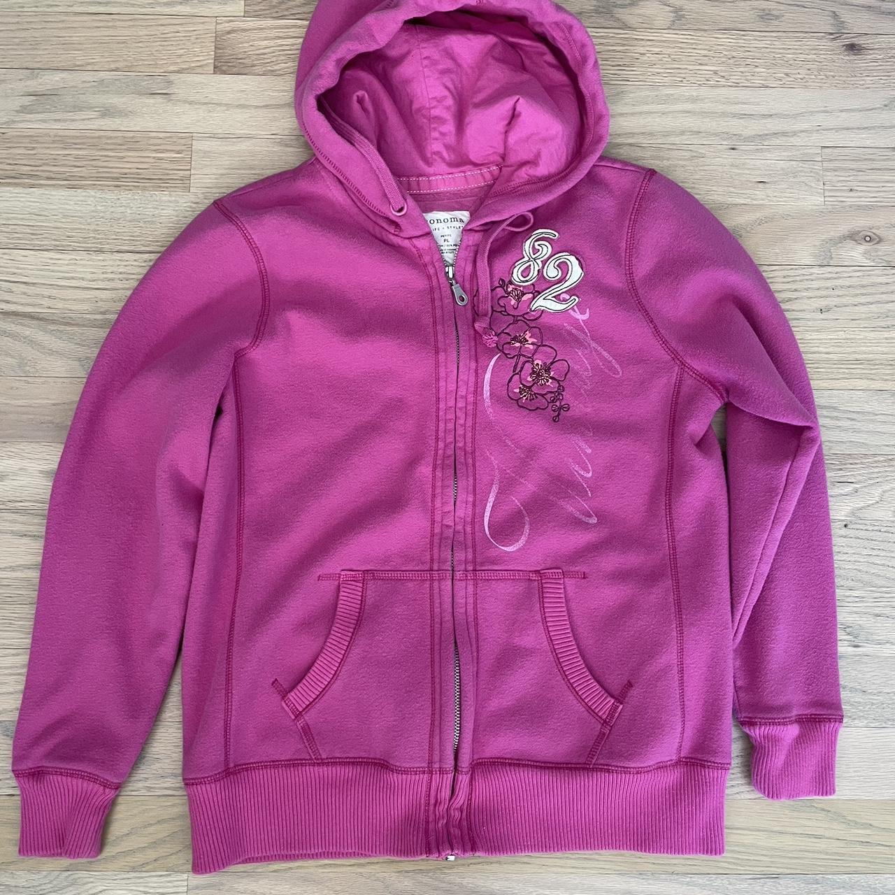 Super cute pink Y2K hoodie #hellokitty #y2k - Depop