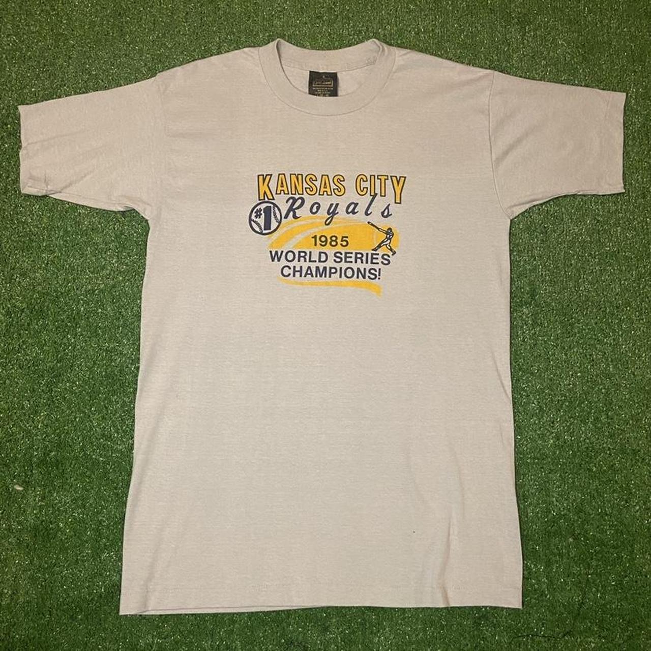 Vintage 1985 Kansas City Royals World Series Champions Shirt 