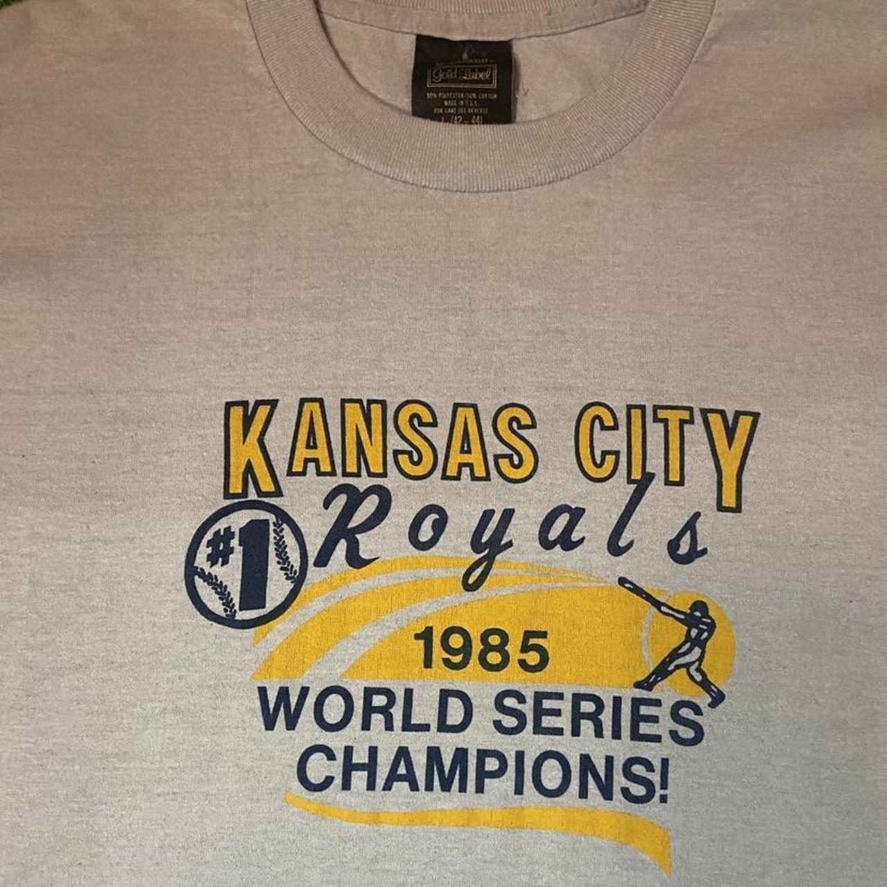VINTAGE 1985 Kansas City Royals World Series - Depop