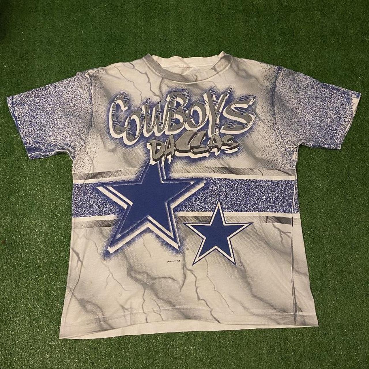 Vintage 95 Dallas Cowboys NFL football USA souvenir grey mar - Inspire  Uplift