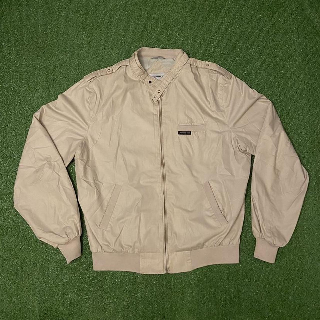 Tan members outlet only jacket