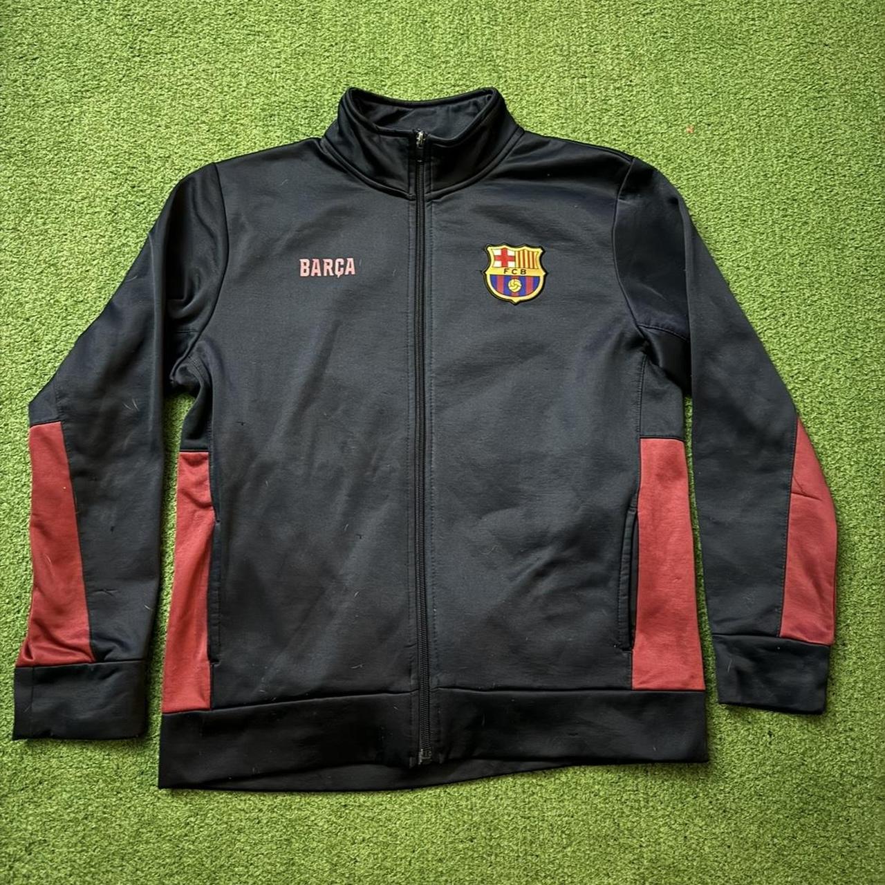 FC Barcelona Jacket Youth XL Full Zip Warm Up FCB