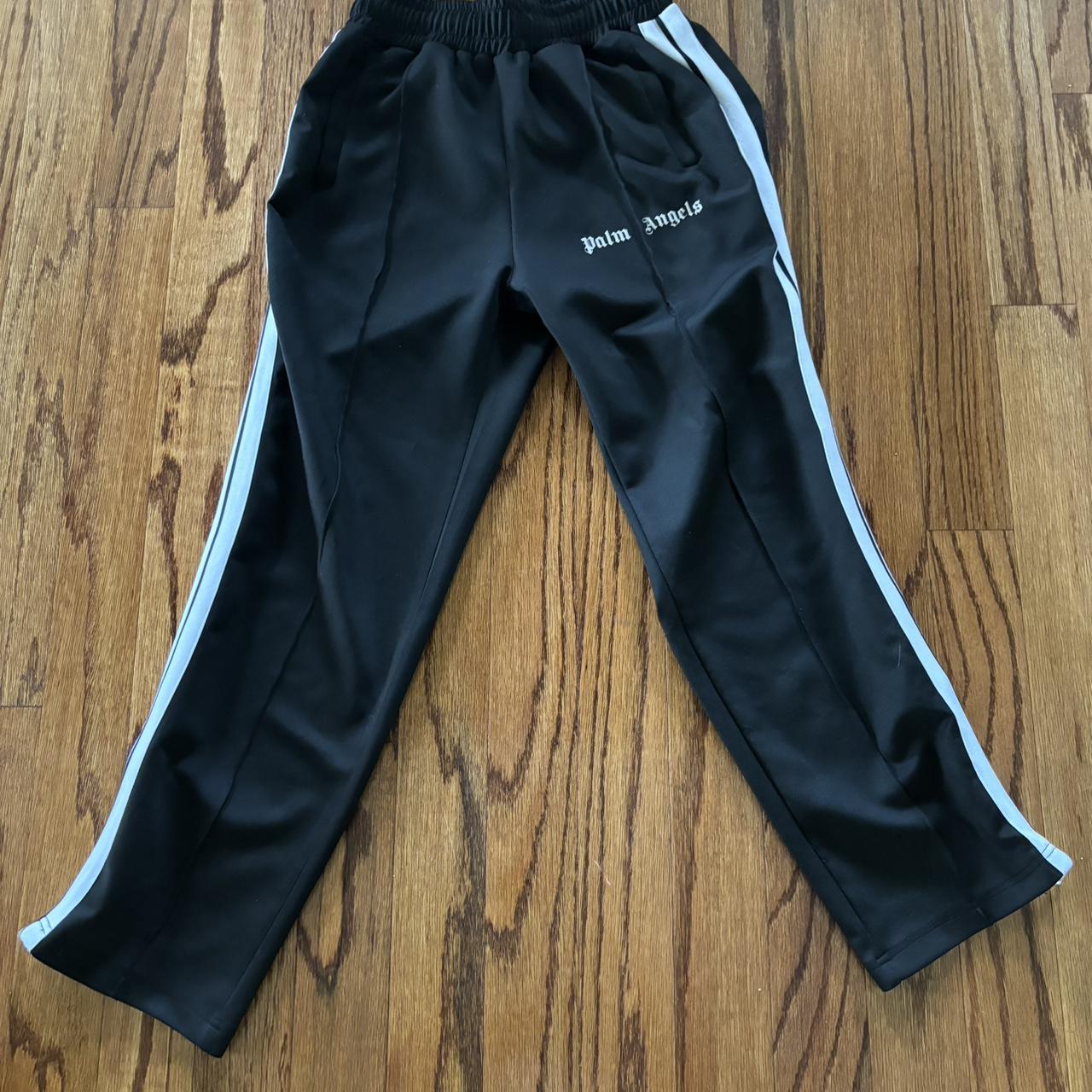 Black Palm Angles Track Pants - size m - slightly... - Depop