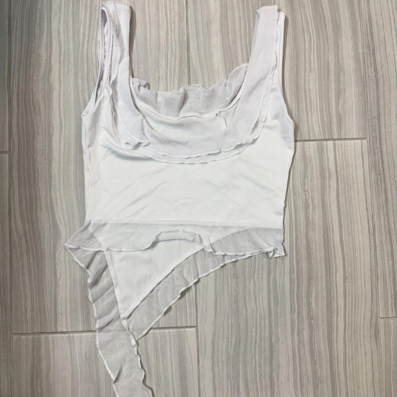 Source Unknown Women's Crop top - White - M – Whi… - image 2