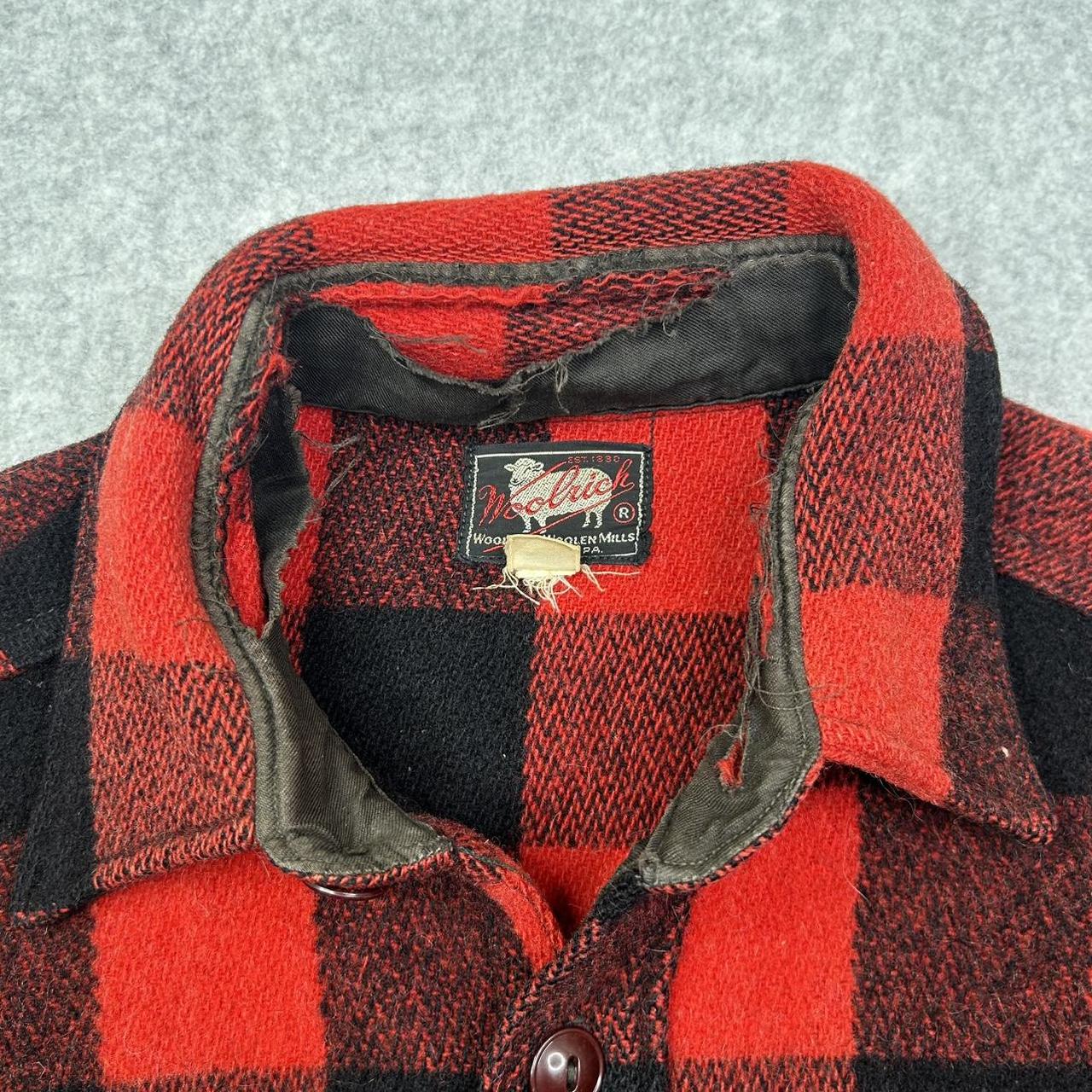 Woolrich Men's Shacket Jacket - Red/Multi - L – V… - image 3
