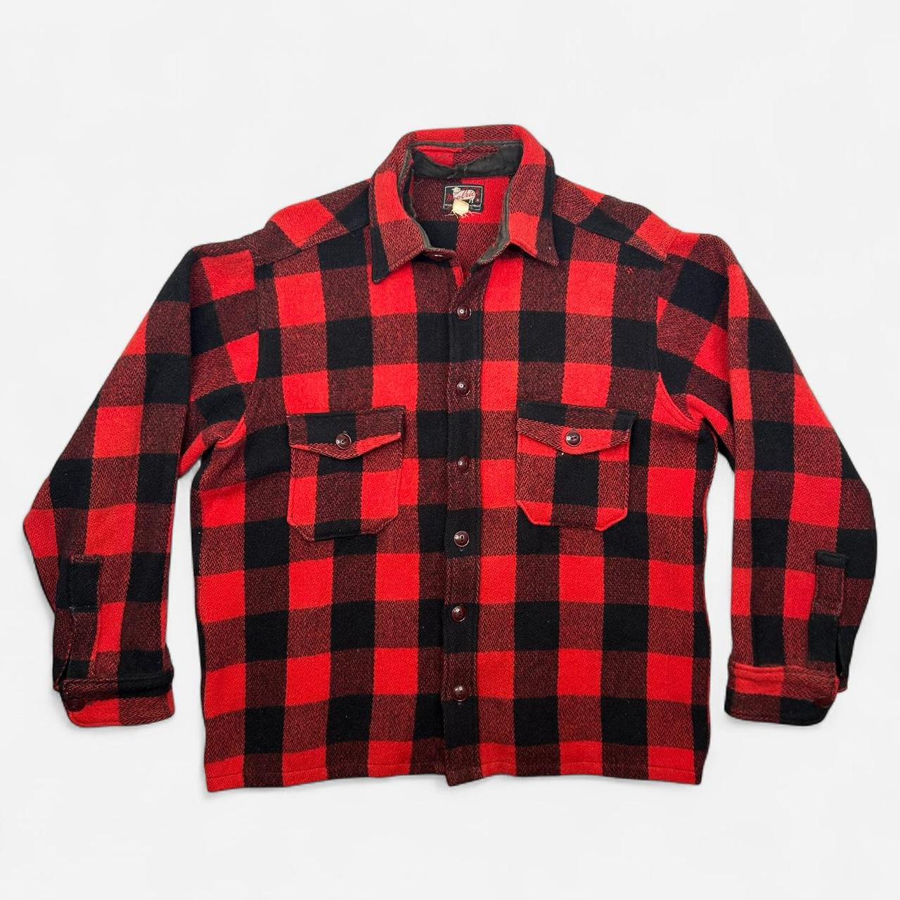 Woolrich Men's Shacket Jacket - Red/Multi - L – V… - image 1