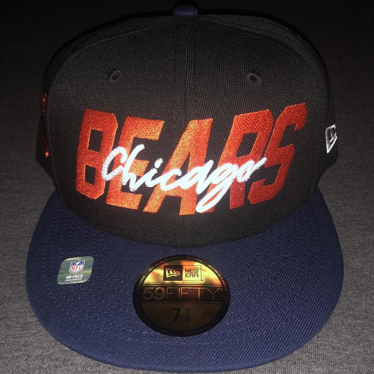 Chicago Bears New Era 2022 NFL draft fitted hat - Depop