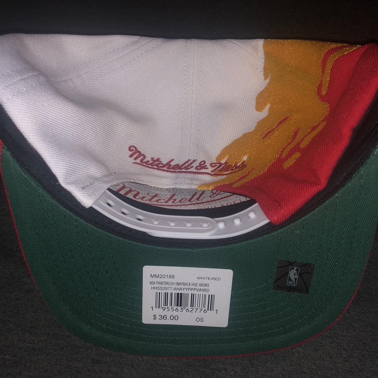 Atlanta Hawks PAINTBRUSH SNAPBACK Gold-White-Red Hat