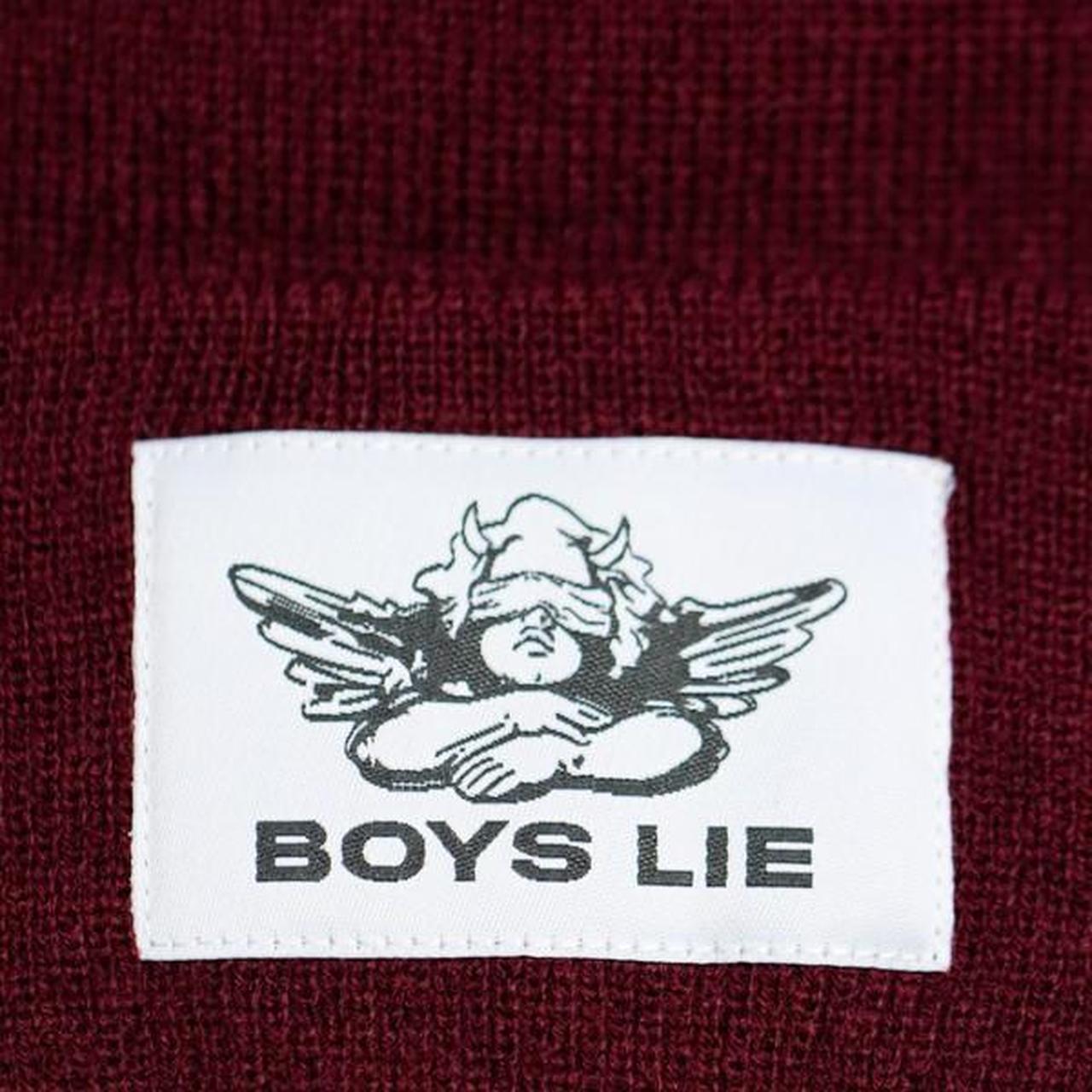Boys Lie V2 Beanie ★ Burgundy New with urban... Depop