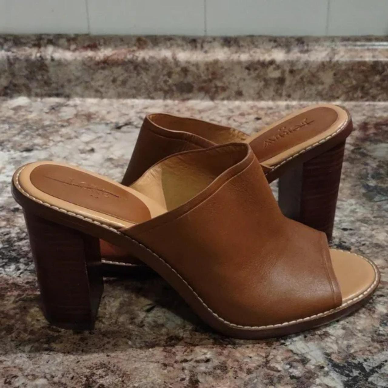 J crew sale block heel mule