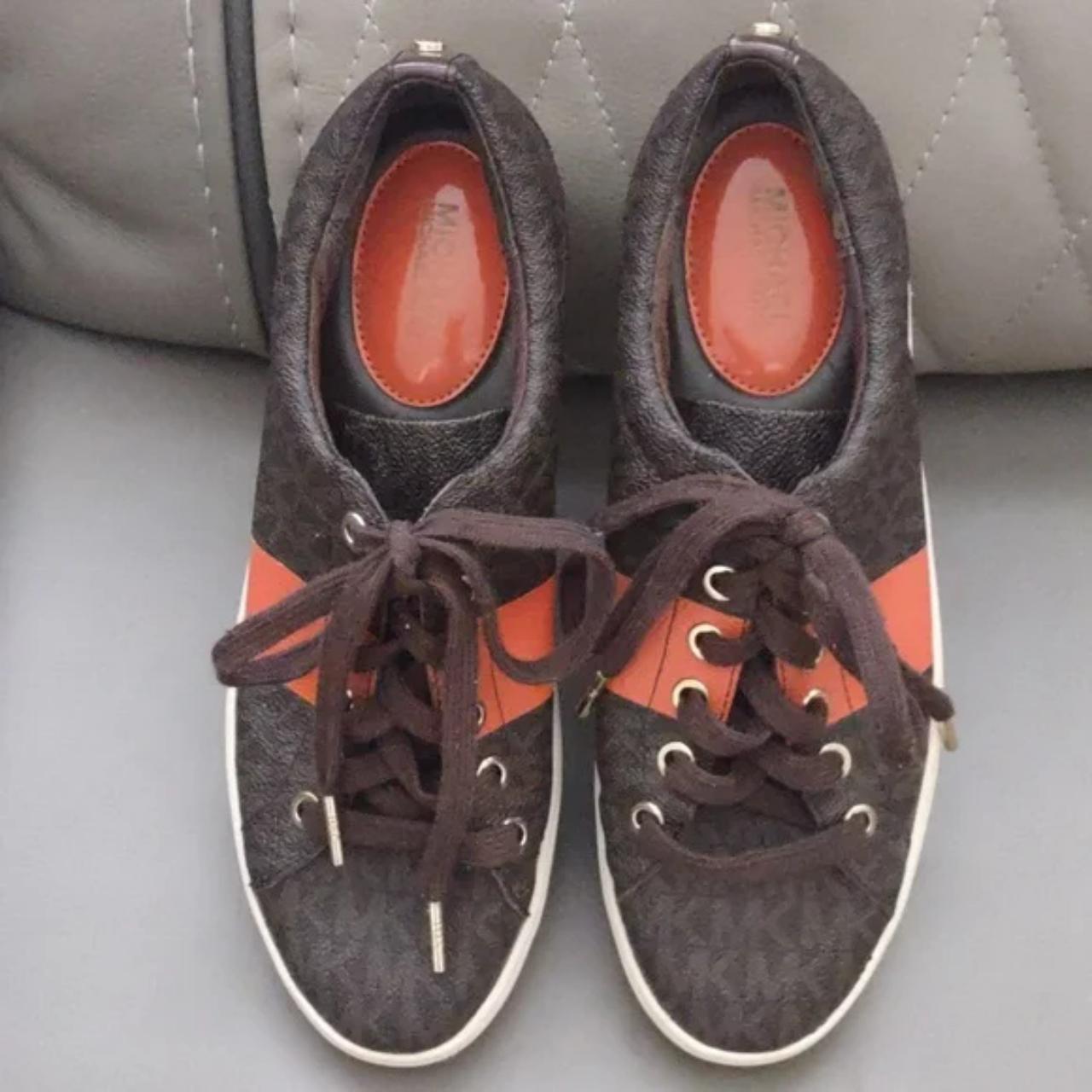 Michael kors trainers orange online