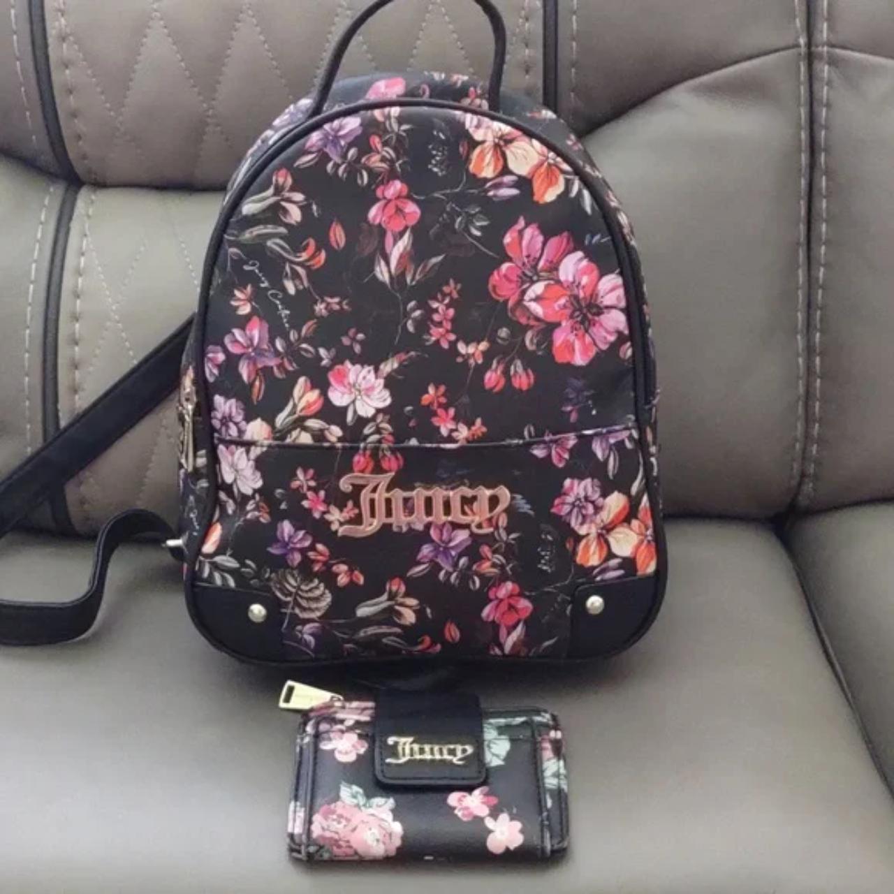 Juicy Couture floral backpack on sale