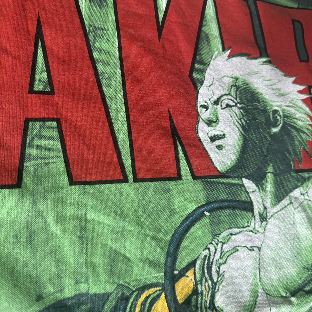 Akira Movie T-shirt, green and red. AOP reprint.  | Depop