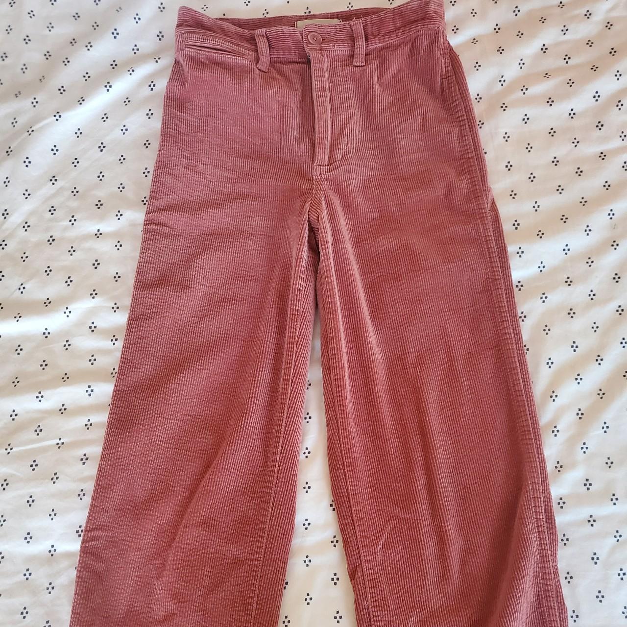 Madewell Women's Red and Orange Jeans | Depop