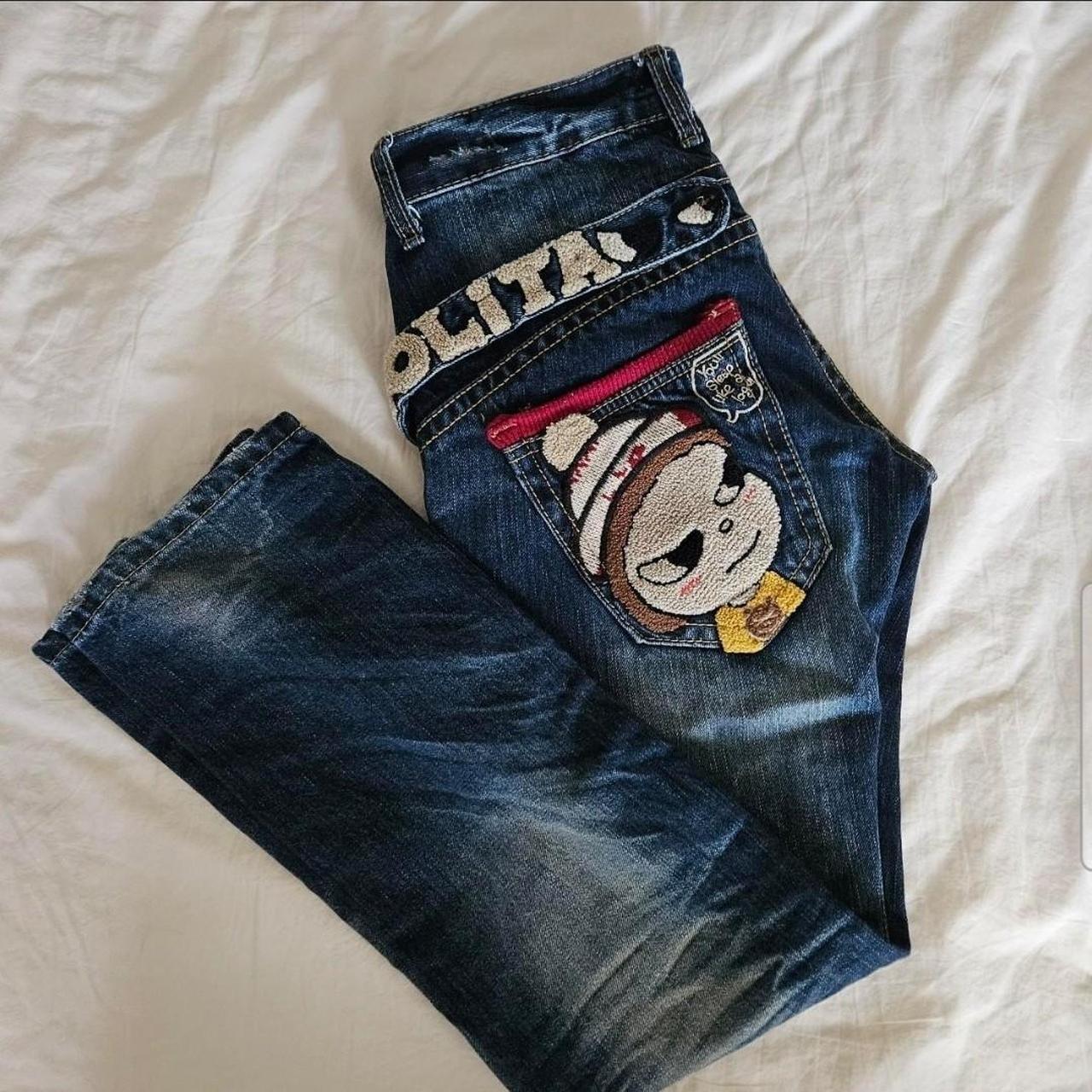 RARE LOLITA X YOSHITOMO NARA JEANS deadstock lolita | Depop