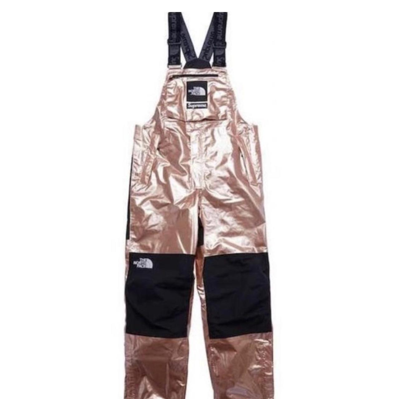 North face store x supreme metallic