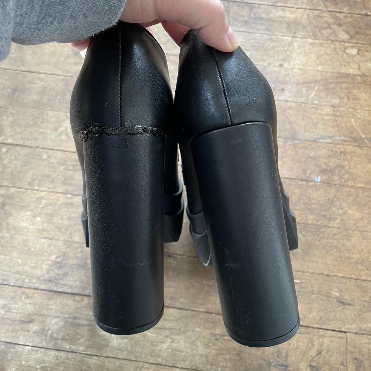 Dolls kill super platform loafers One of the heels... Depop