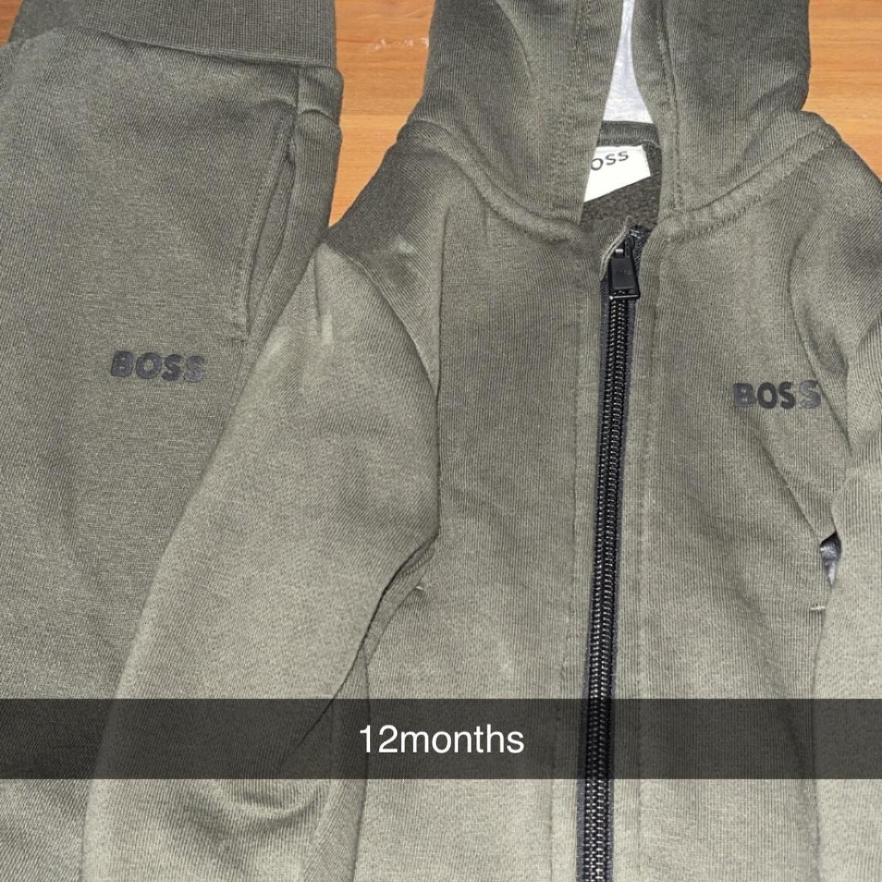 Green hugo boss online tracksuit