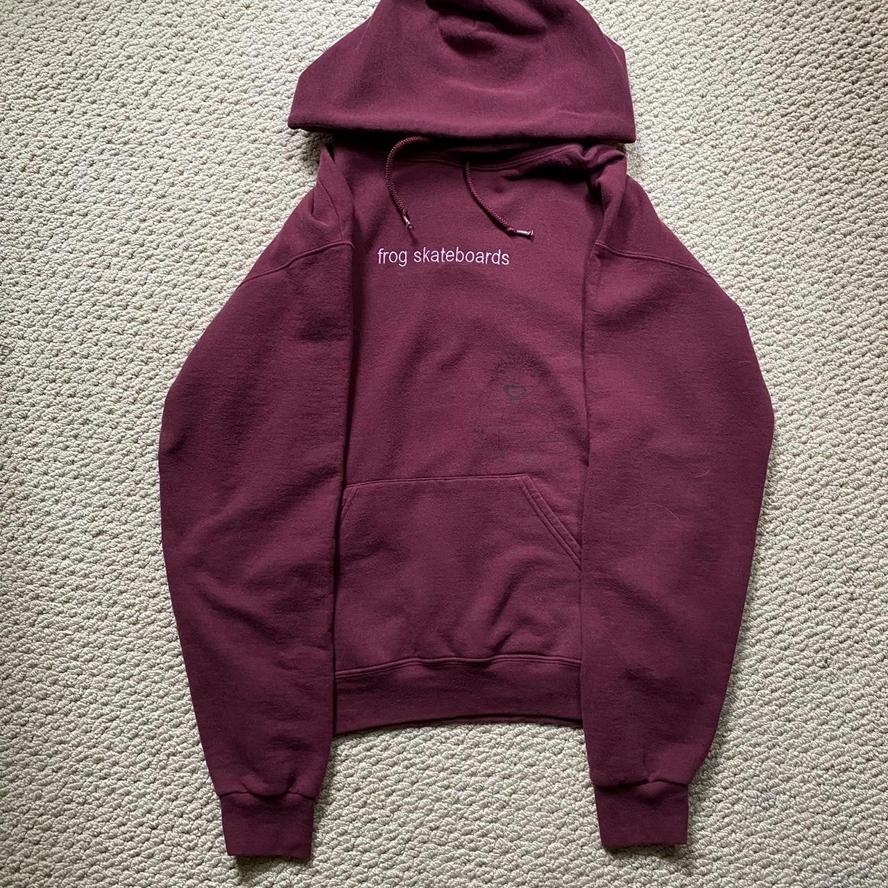 frog skateboards hoodie medium Depop