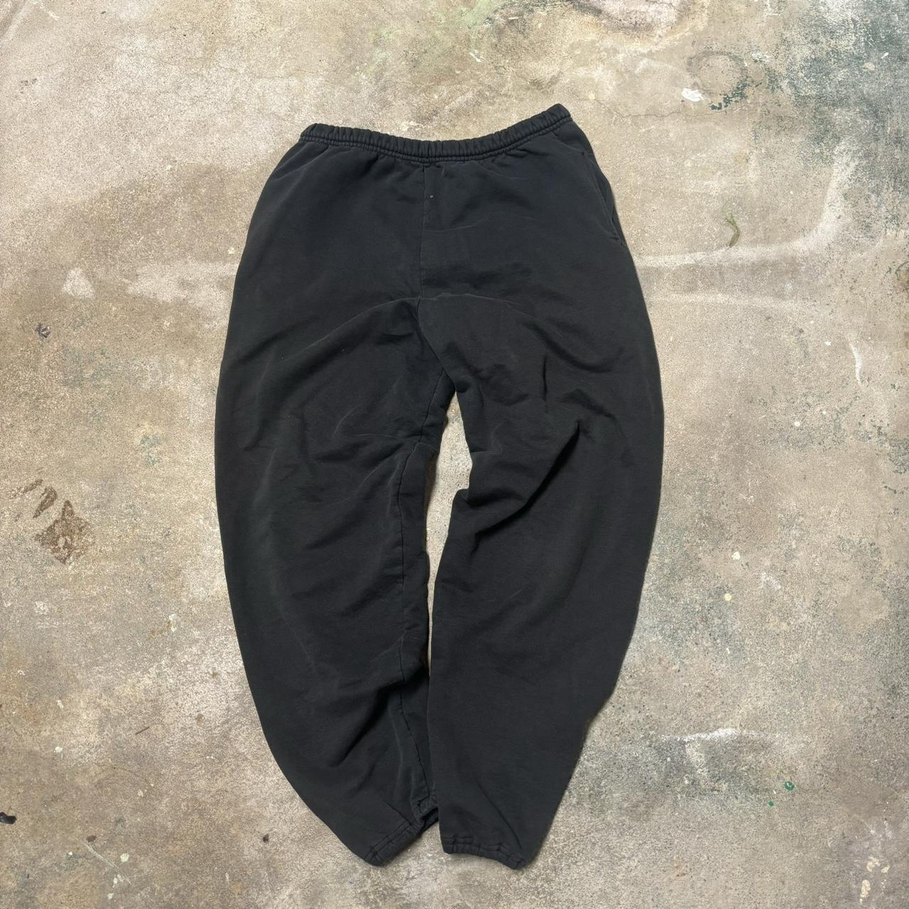 Vintage black sweats pants. Made USA. Size L. Dm... - Depop