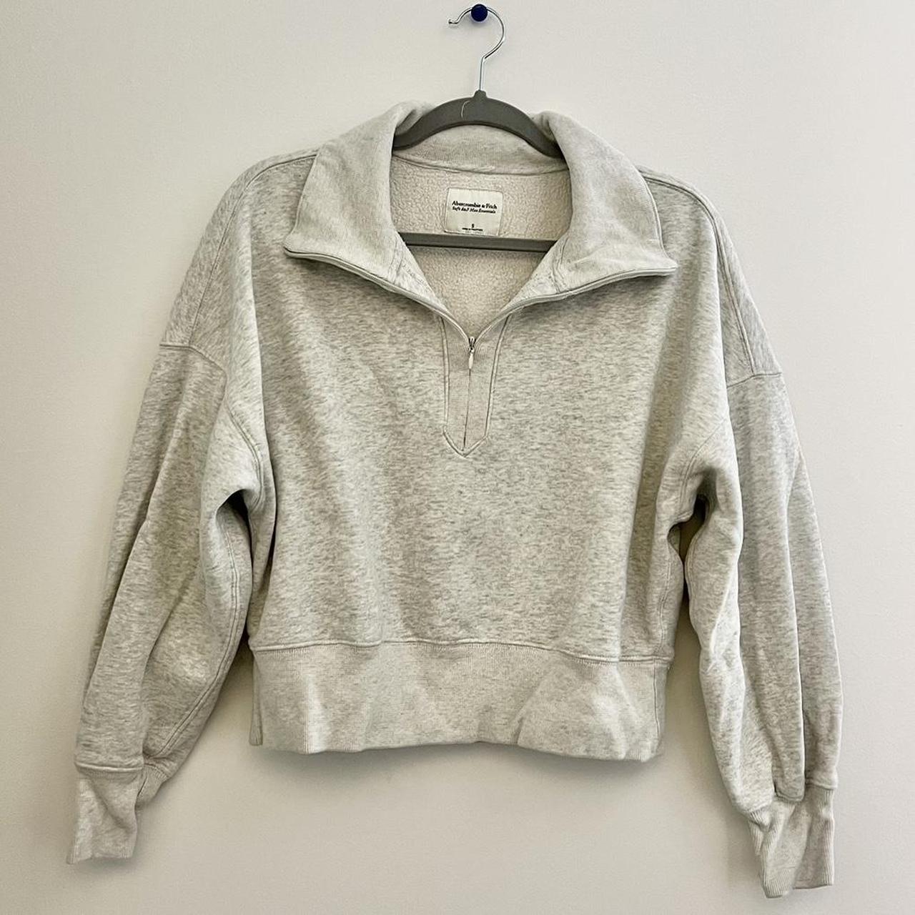 Abercrombie quarter zip from the Soft A&F Max... - Depop