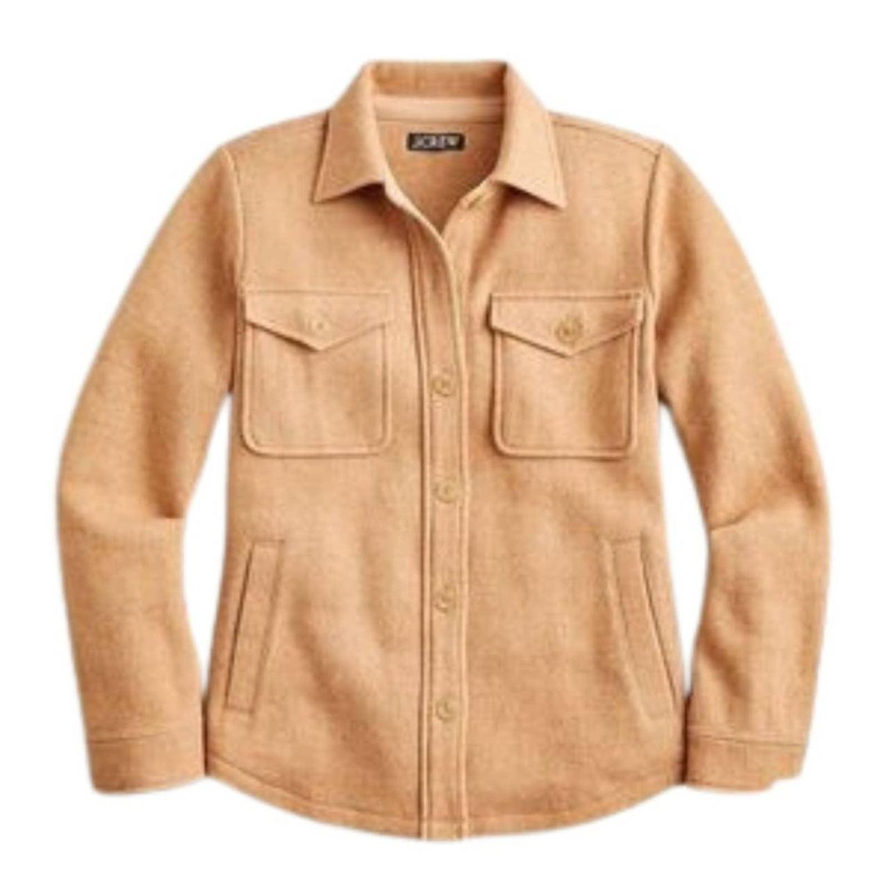 jcrew wool shirt jacket