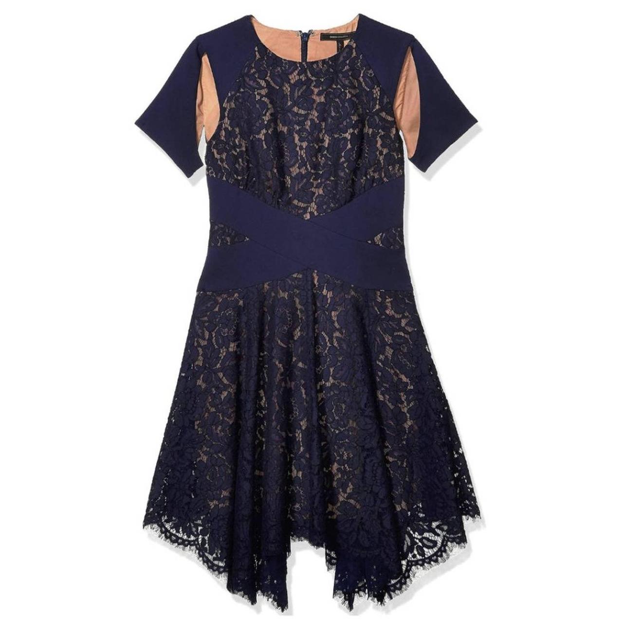 BCBG Navy Lace Dress