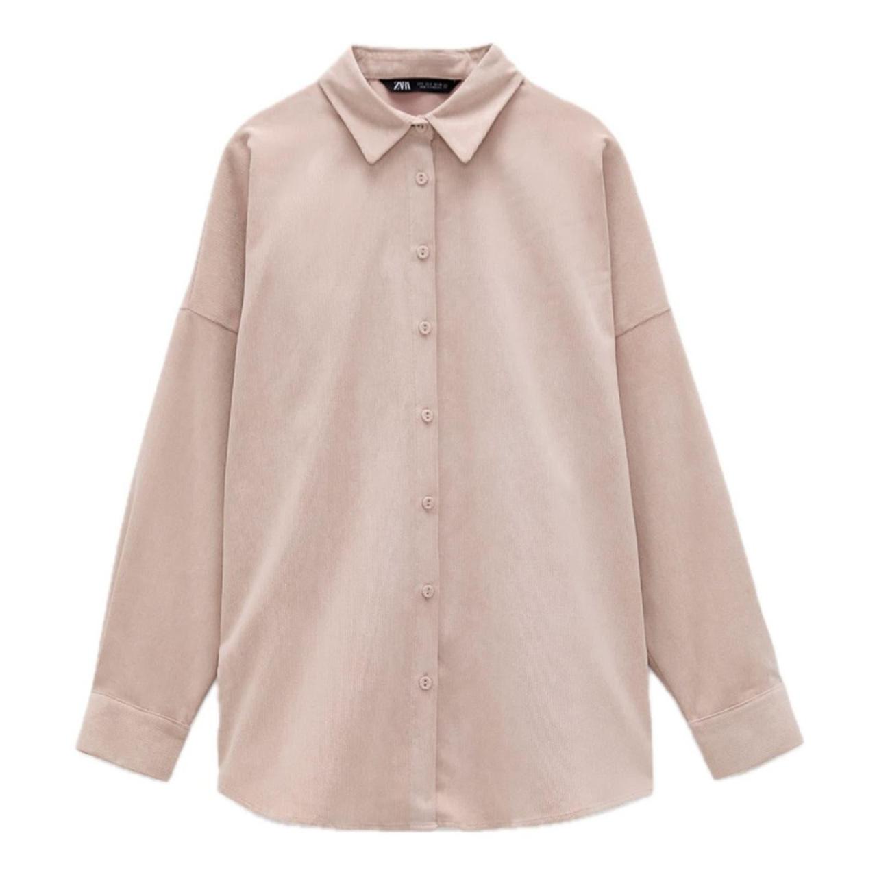 Zara hot sale corduroy blouse