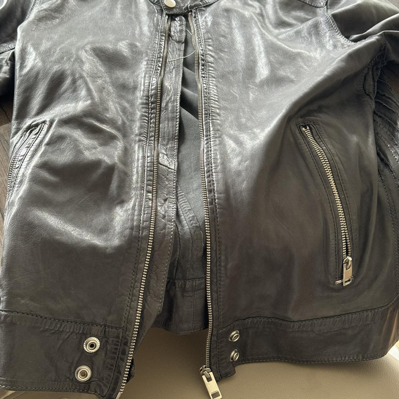 Diesel Men’s REAL leather jacket Bought for £250... - Depop