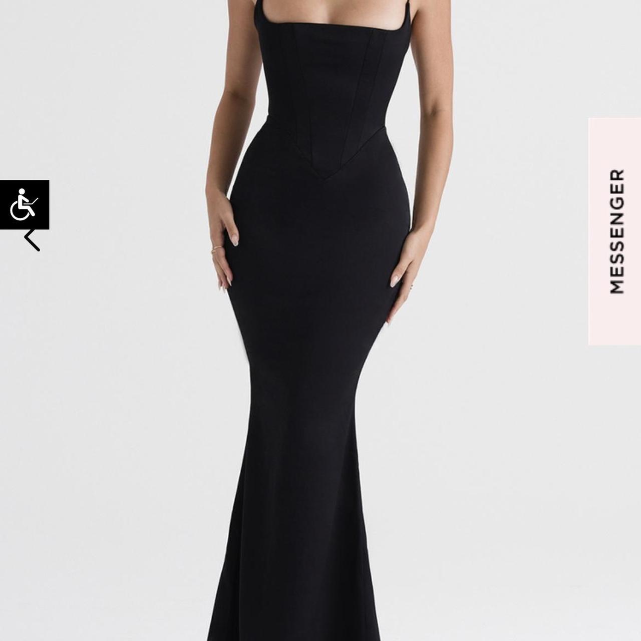 Olivette dress in black from house of cb worn once.... Depop