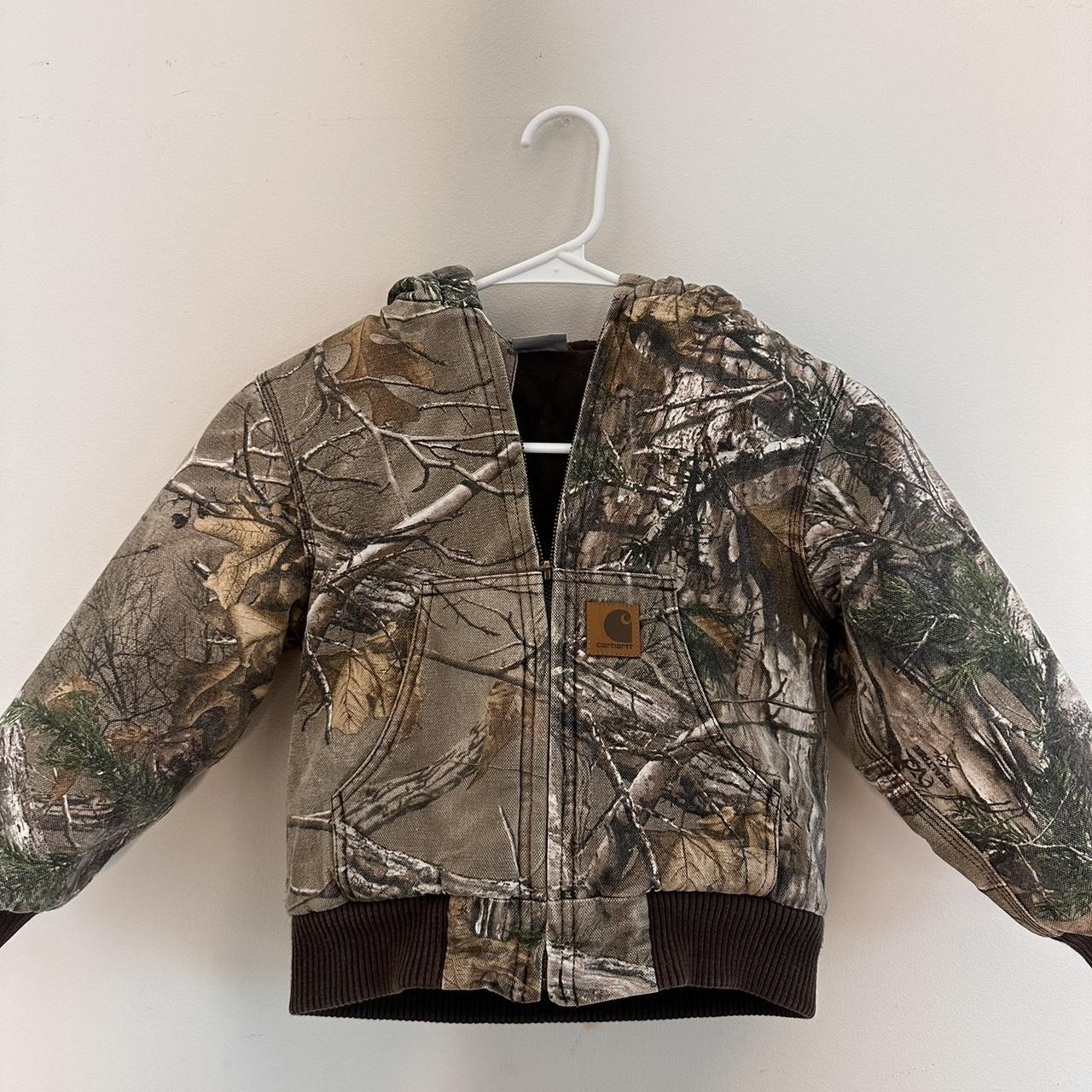 Kids Carhart camo jacket Brand new - Depop