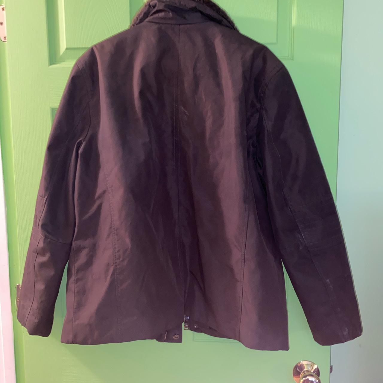 Marc New York coat. Contains a zipper and button... - Depop