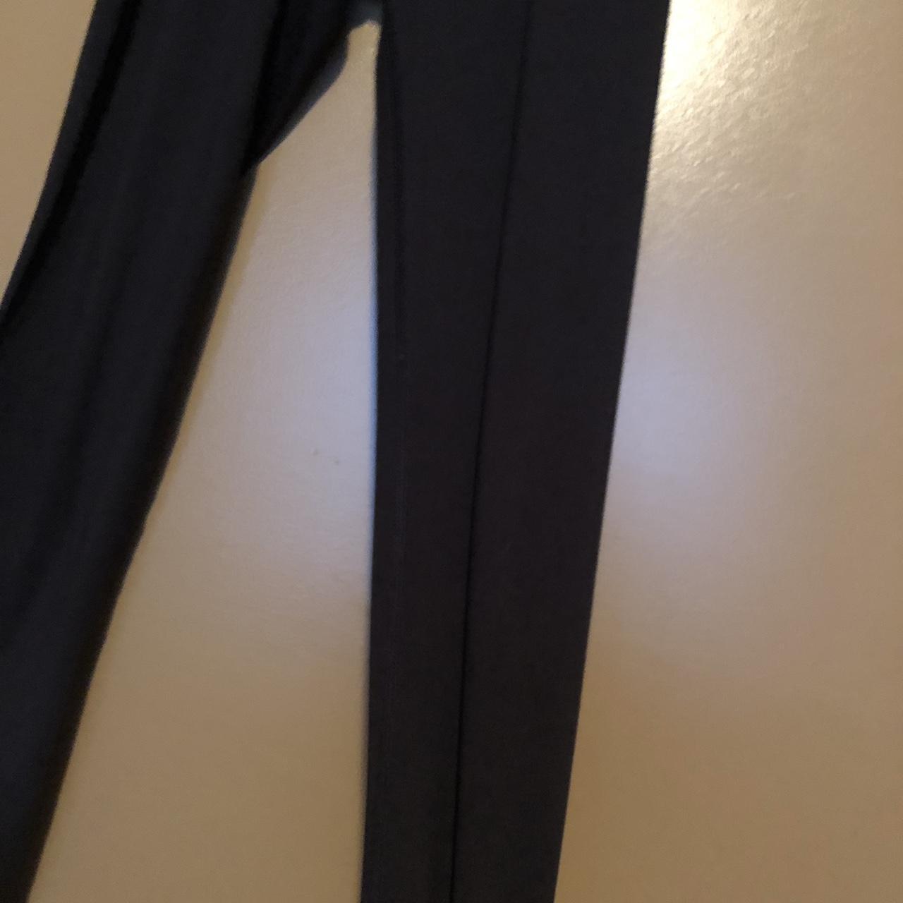 H&M Black and Blue Leggings Depop
