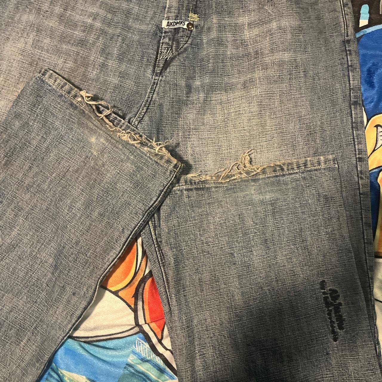 Akademiks Jeans Only onee back pocket got the flap... - Depop