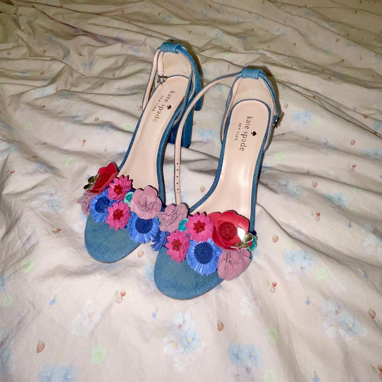 Kate spade clearance floral heels